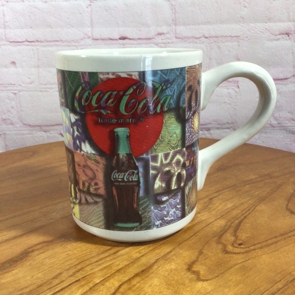 Coca Cola Other - Vintage Coca-Cola Brand Graphics Ceramic Mug - 1997